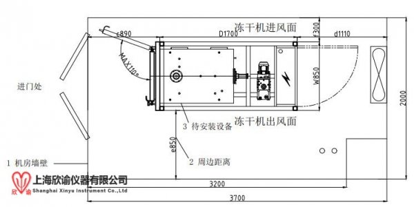 欣諭凍干機(jī)冷凍干燥機(jī)房承載能力計(jì)算方法